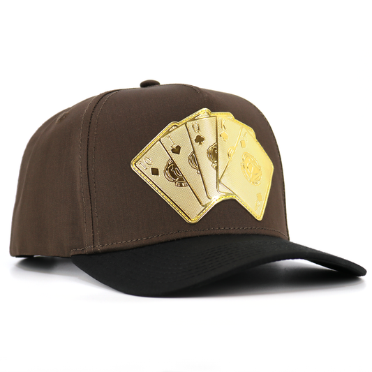 Baraja De Oro Black/Brown AVC hat / gorra