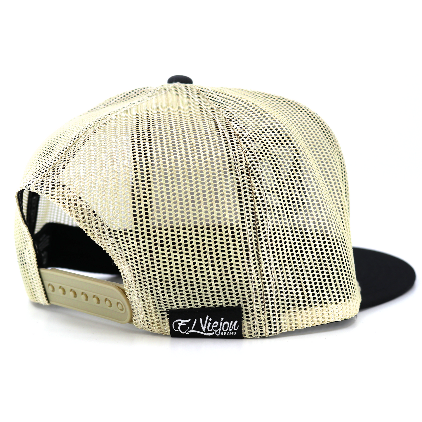 Cabron Y Vago Black/Charcoal/Tan flat visor hat / gorra de visera plana