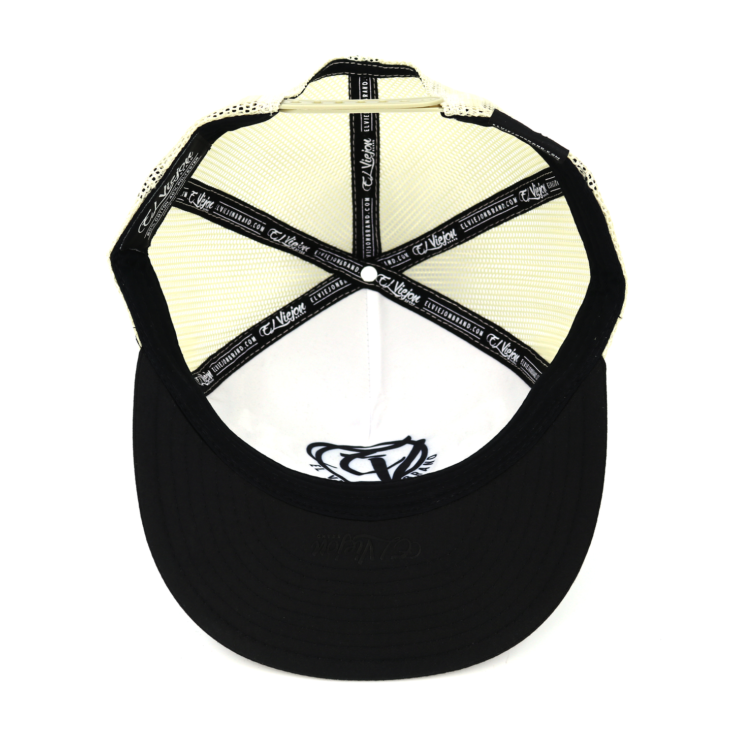 Cabron Y Vago Black/Charcoal/Tan flat visor hat / gorra de visera plana