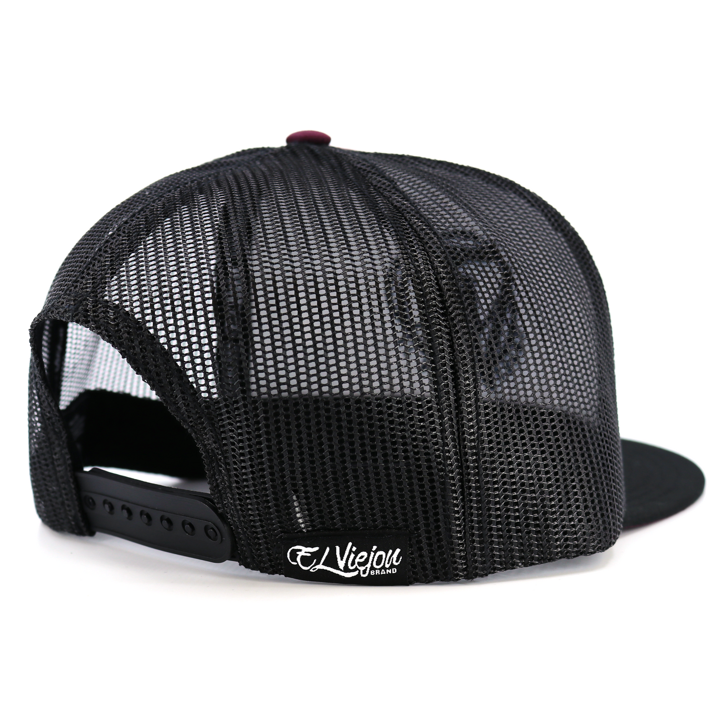 Cabron Y Vago Black/Maroon/Black flat visor hat / gorra de visera plana