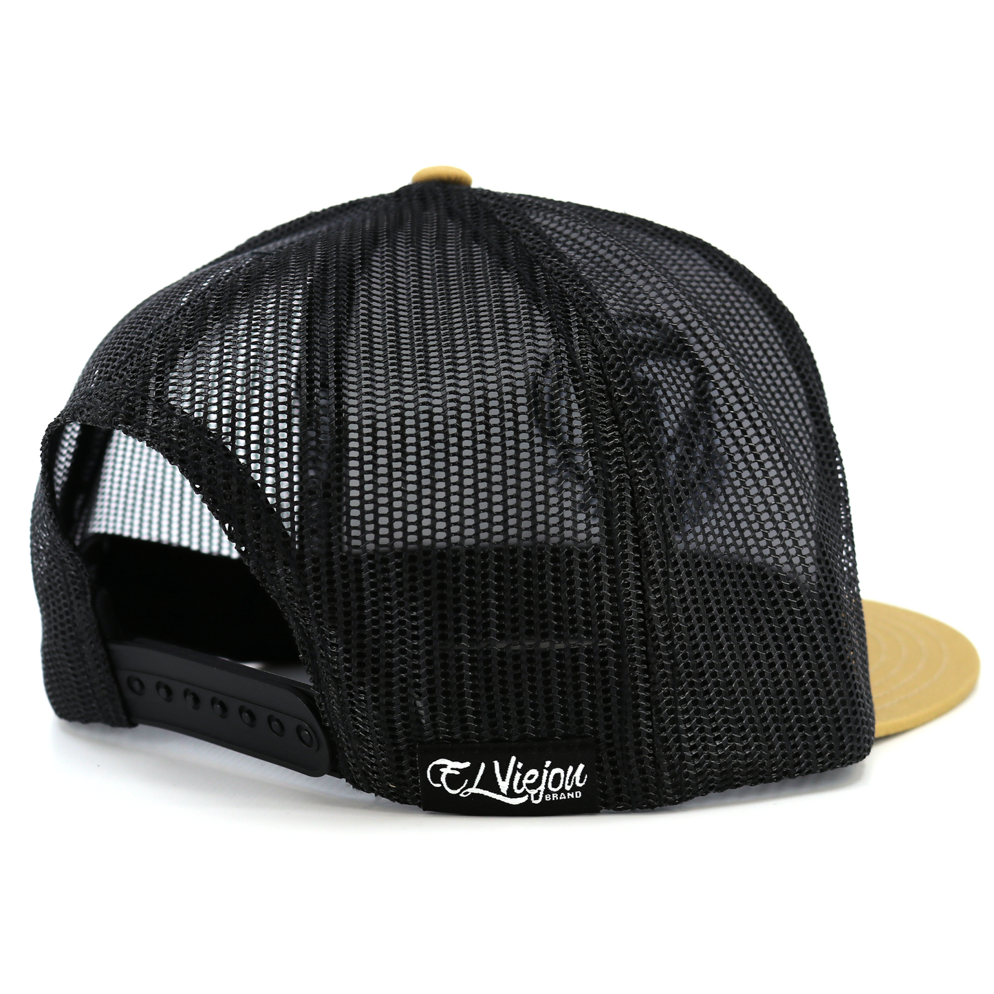 Cabron Y Vago Mocha/Black flat visor hat / gorra de visera plana