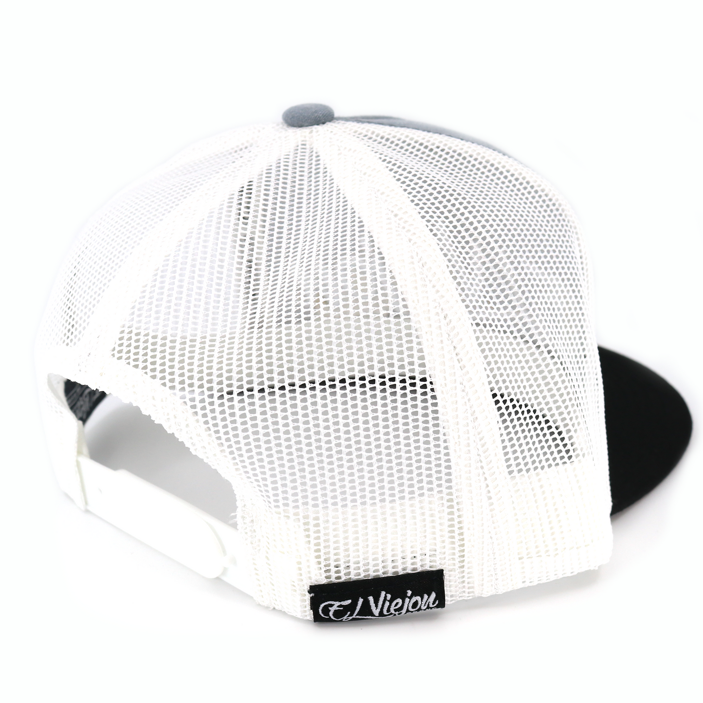 La Original Black/Heather/White flat visor hat / gorra de visera plana