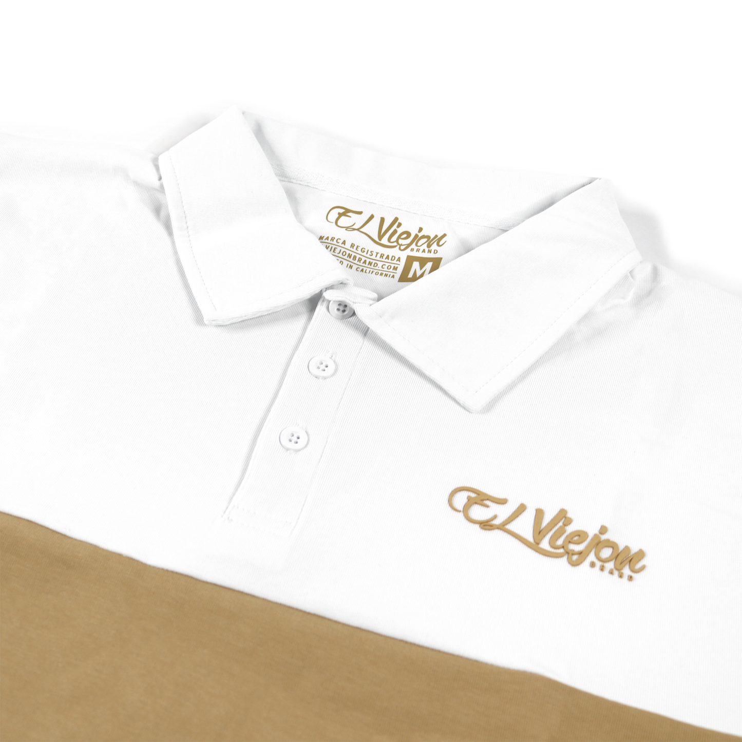 Polo Shirt - White/Sand