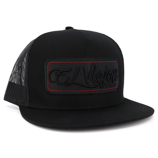 EVPatch Black (Black Patch) flat visor hat / gorra de visera plana