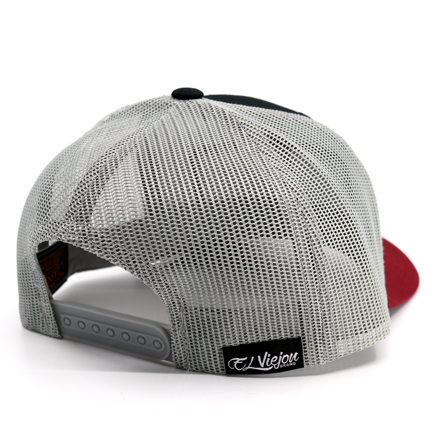 Jinete Maroon/Black/Grey classic visor hat / gorra de visera clasica