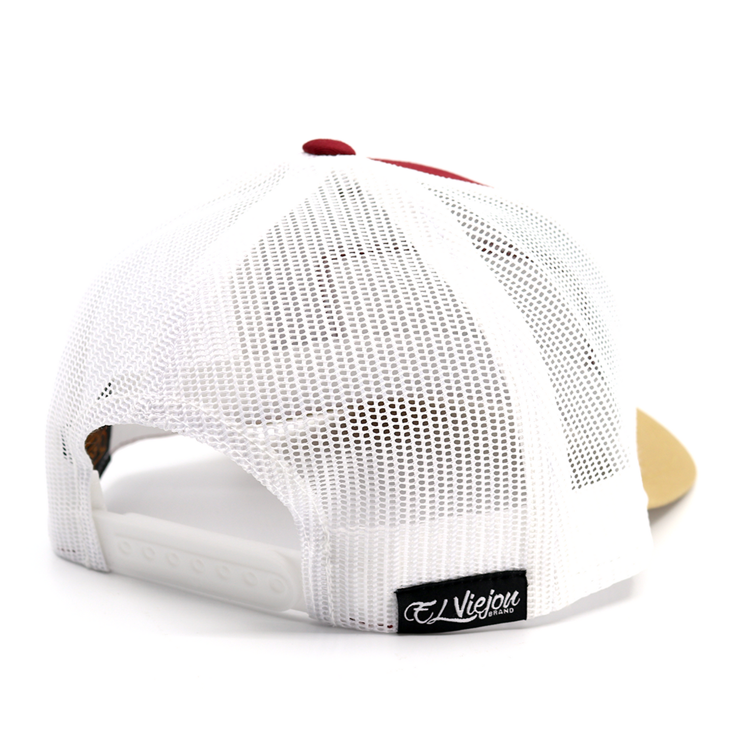 Ultra Tan/Maroon/White classic visor hat / gorra de visera clasica