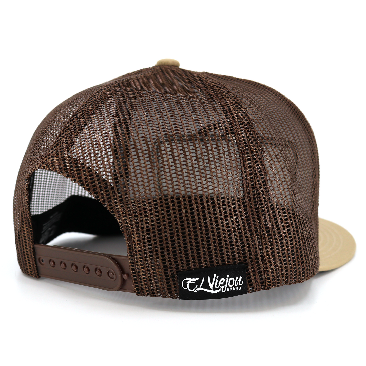 EVPatch Khaki/Brown flat visor hat / gorra de visera plana