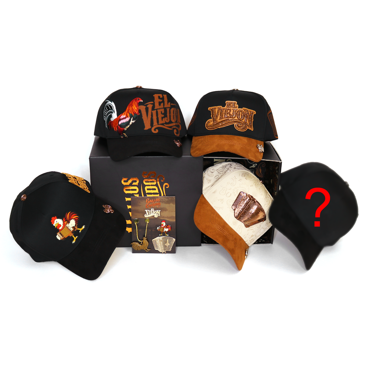 Gallos Y Corridos™ Collection (5 gorras)