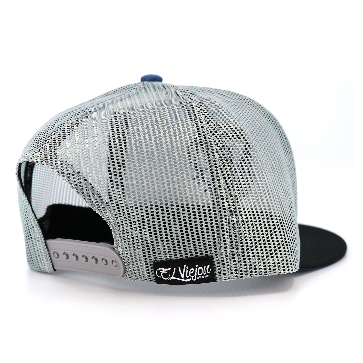 Gordito Y Barbon Black/Blue/Grey flat visor hat / gorra de visera plana