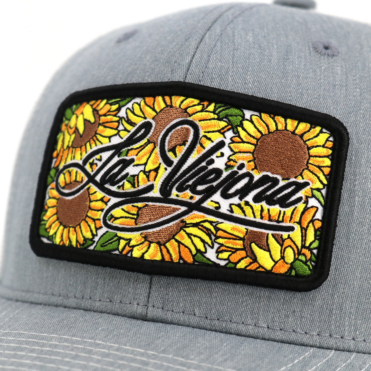 Girasol Heather/White classic visor hat / gorra de visera clasica