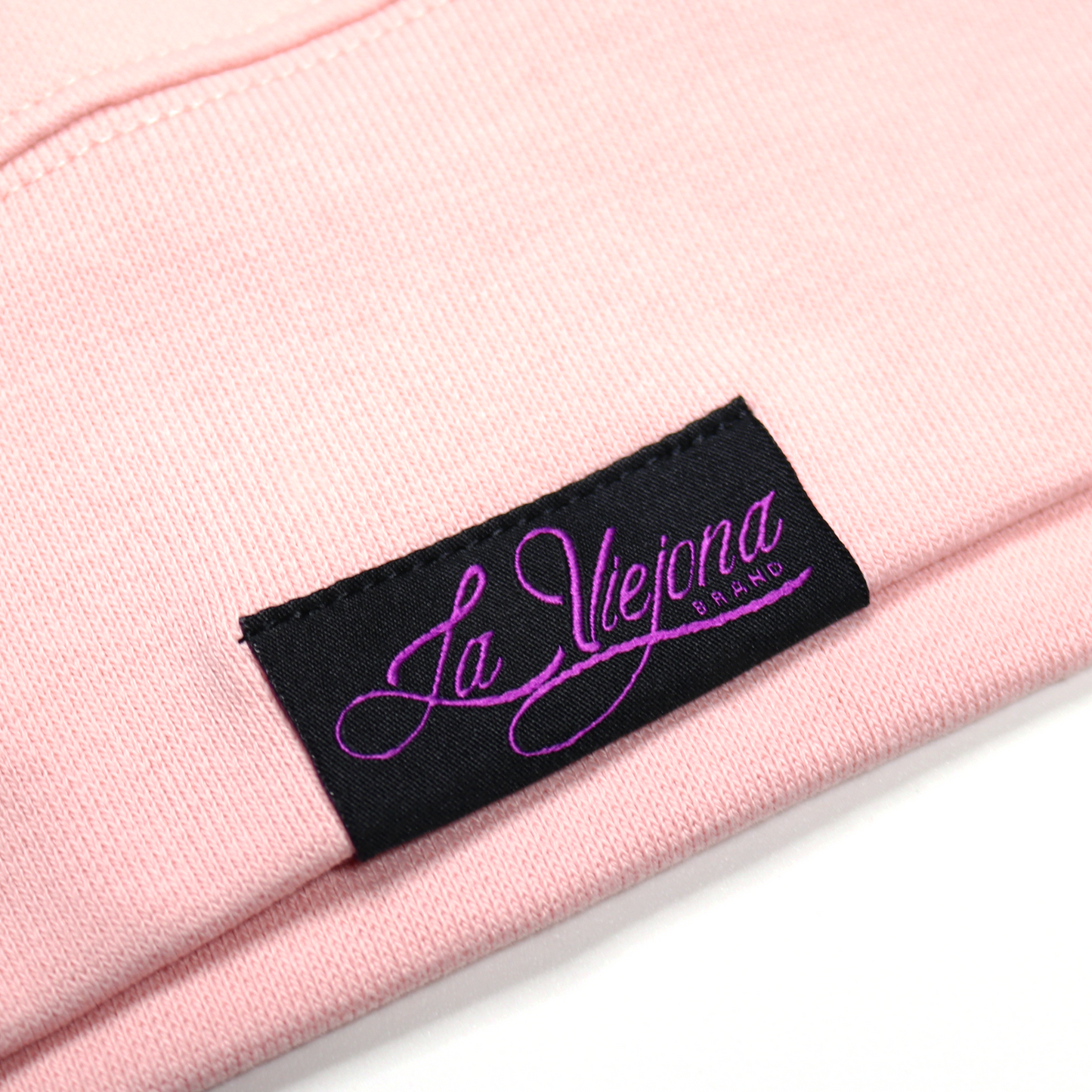 La Viejona Hoodie (Croptop)- Pink