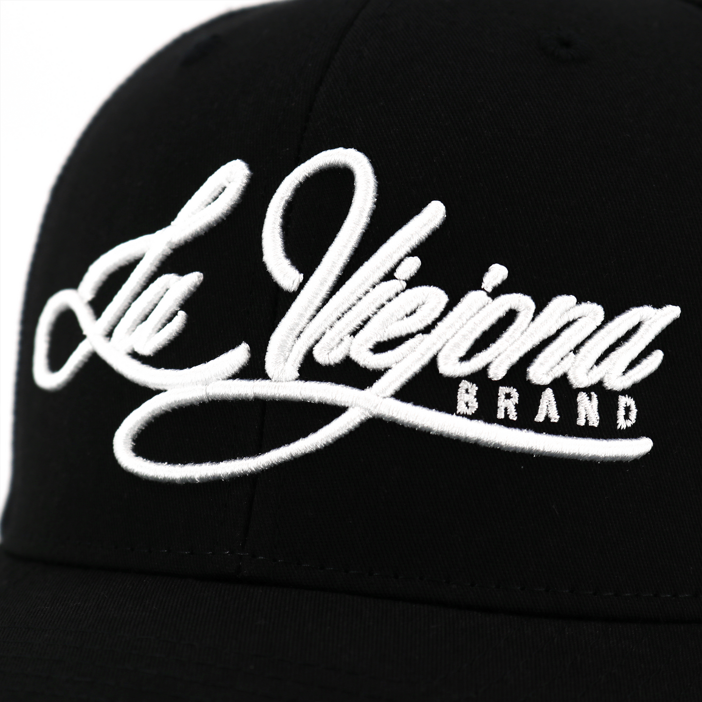 La Viejona Black classic visor hat / gorra de visera clasica