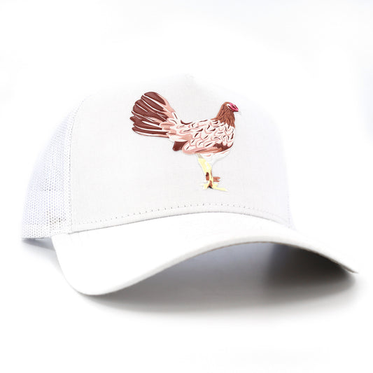 Mamá De Los Pollitos White AVC hat / gorra