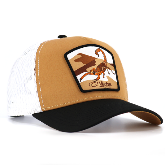 Alacran Black/Caramel/White AVC hat / gorra