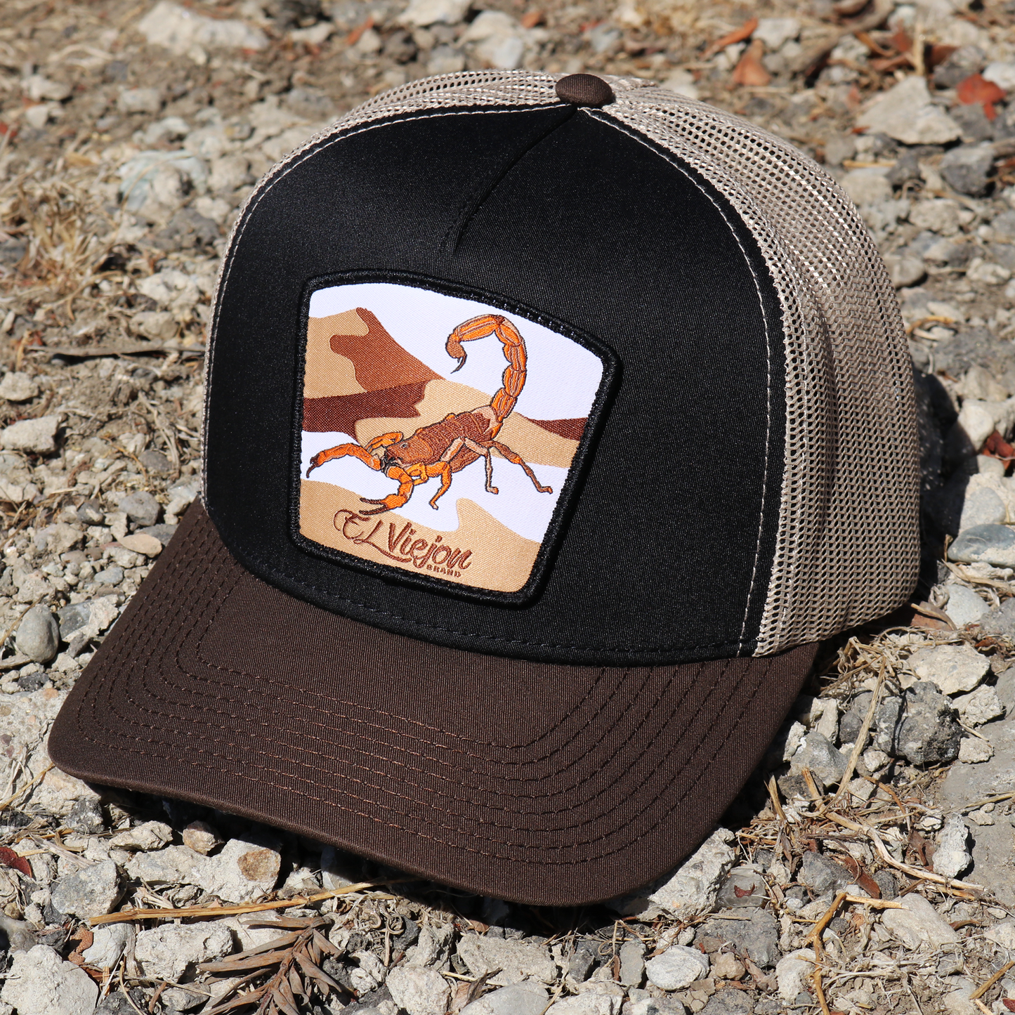 Alacran Brown/Black/Khaki AVC hat / gorra