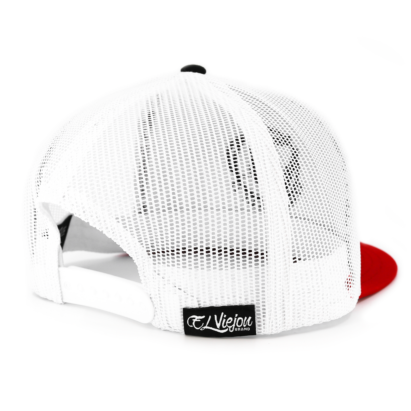 Algo Bien Red/Black/White flat visor hat / gorra de visera plana