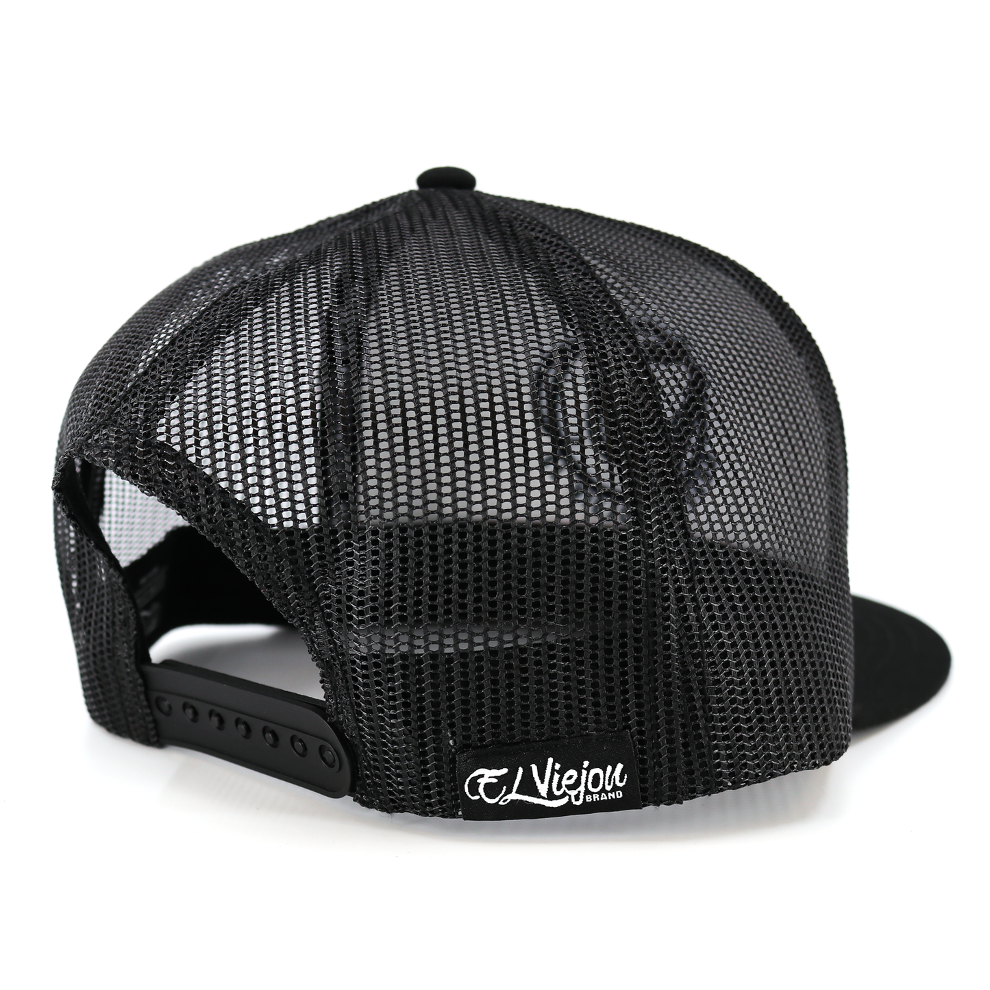 Al 100 Black flat visor hat / gorra de visera plana