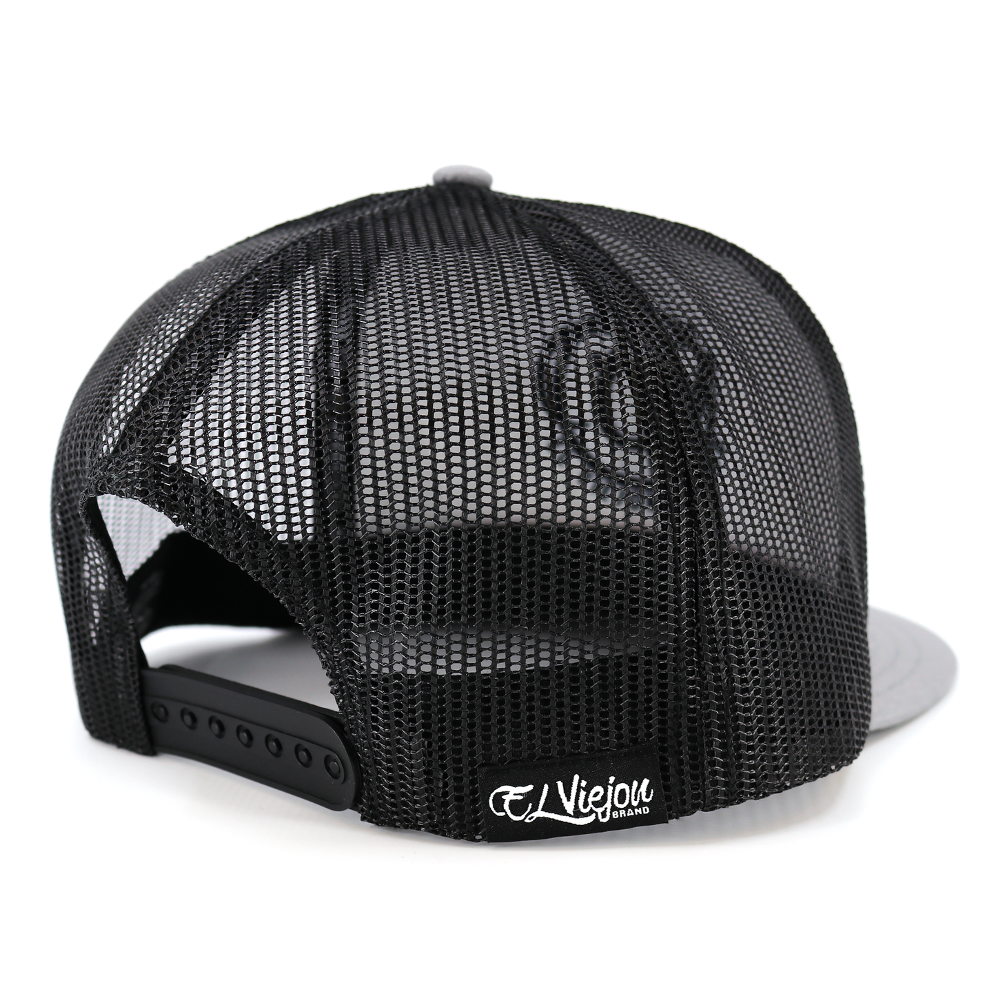 Algo Bien Grey/Black flat visor hat / gorra de visera plana