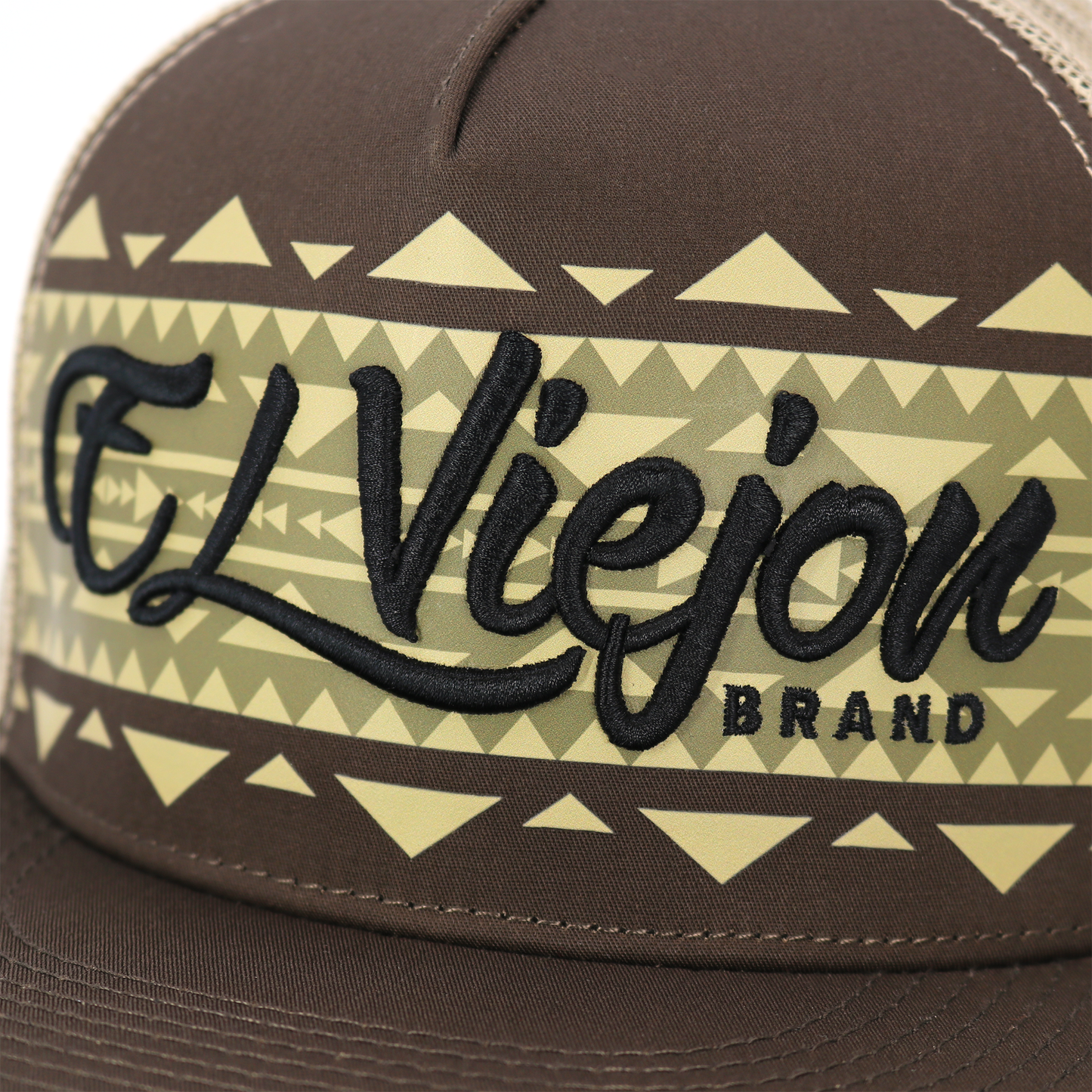 Arizona Brown/Khaki flat visor hat