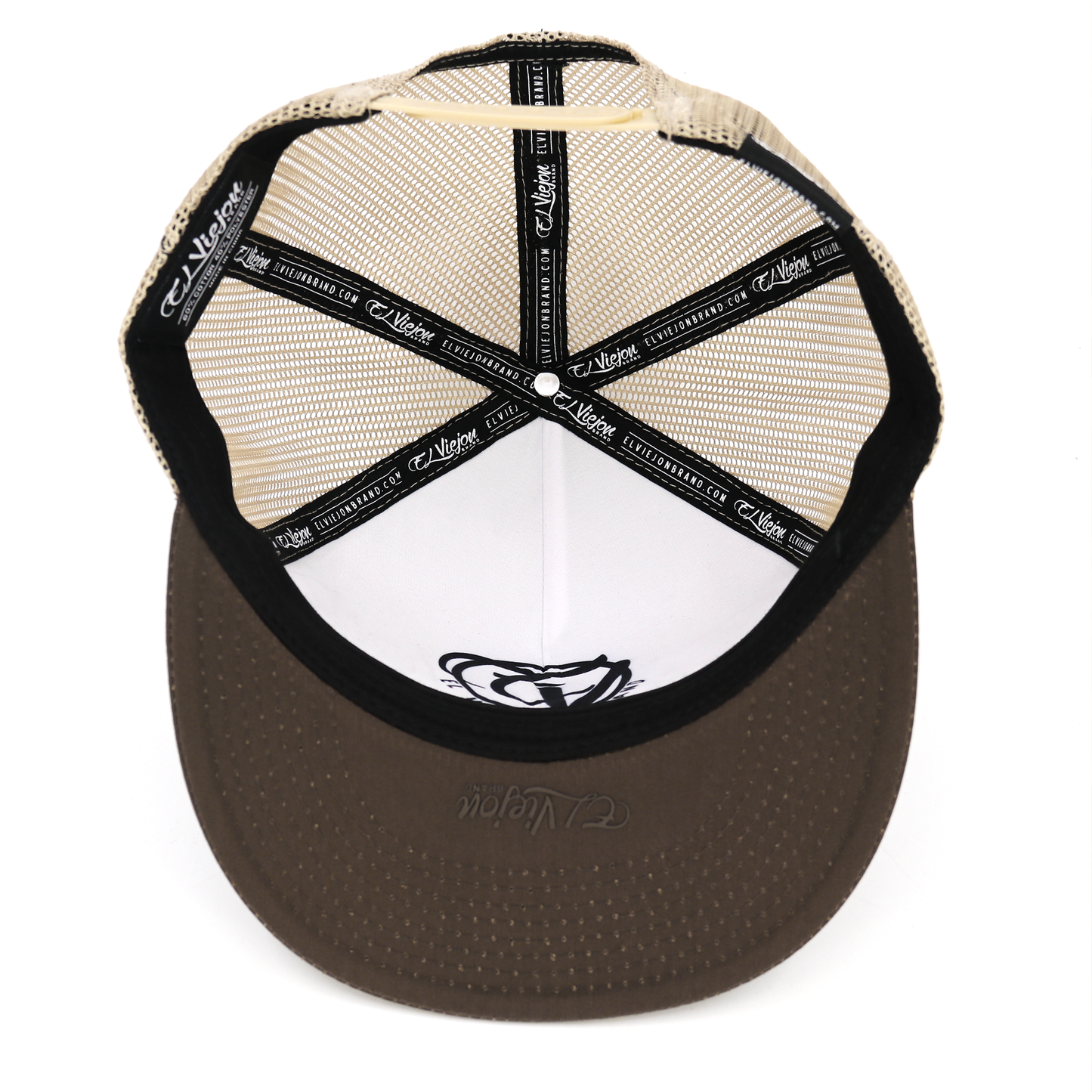 Arizona Brown/Khaki flat visor hat