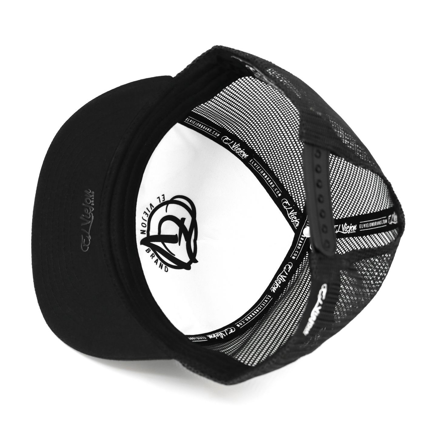 EVPatch Black (Red Patch) flat visor hat / gorra de visera plana