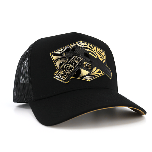 Cachas de Oro Black AVC hat / gorra