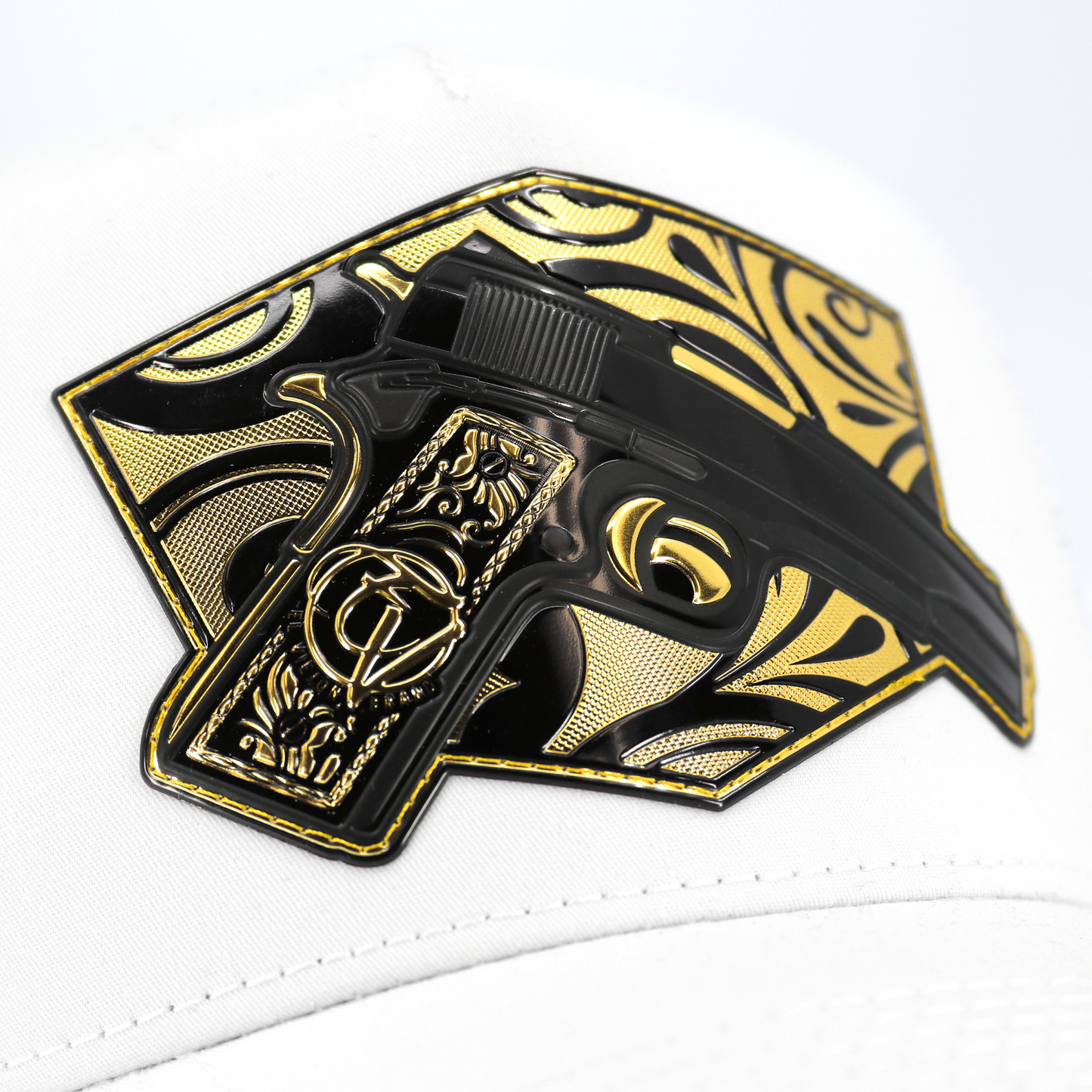 Cachas de Oro White AVC hat / gorra