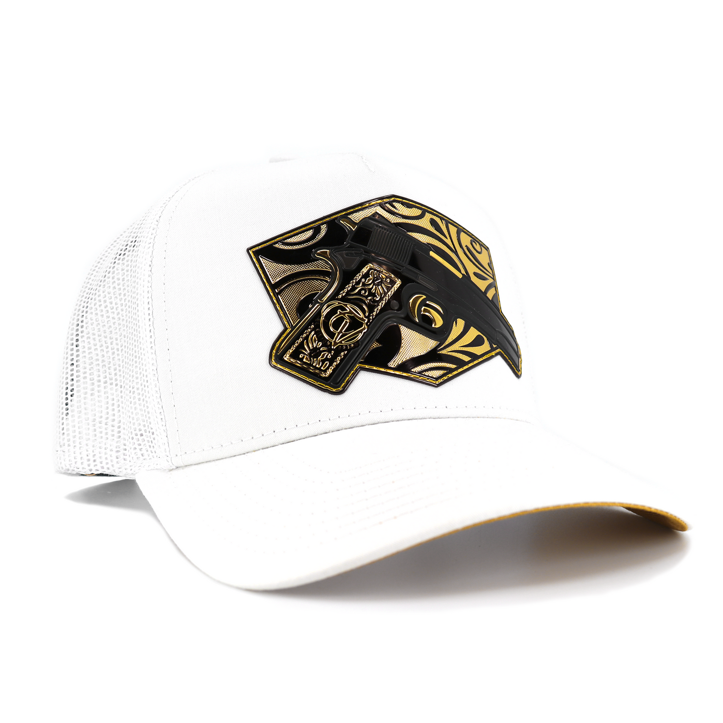 Cachas de Oro White AVC hat / gorra