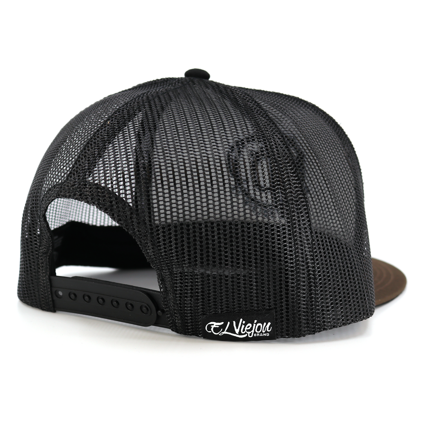 Cente Brown/Black flat visor hat / gorra de visera plana