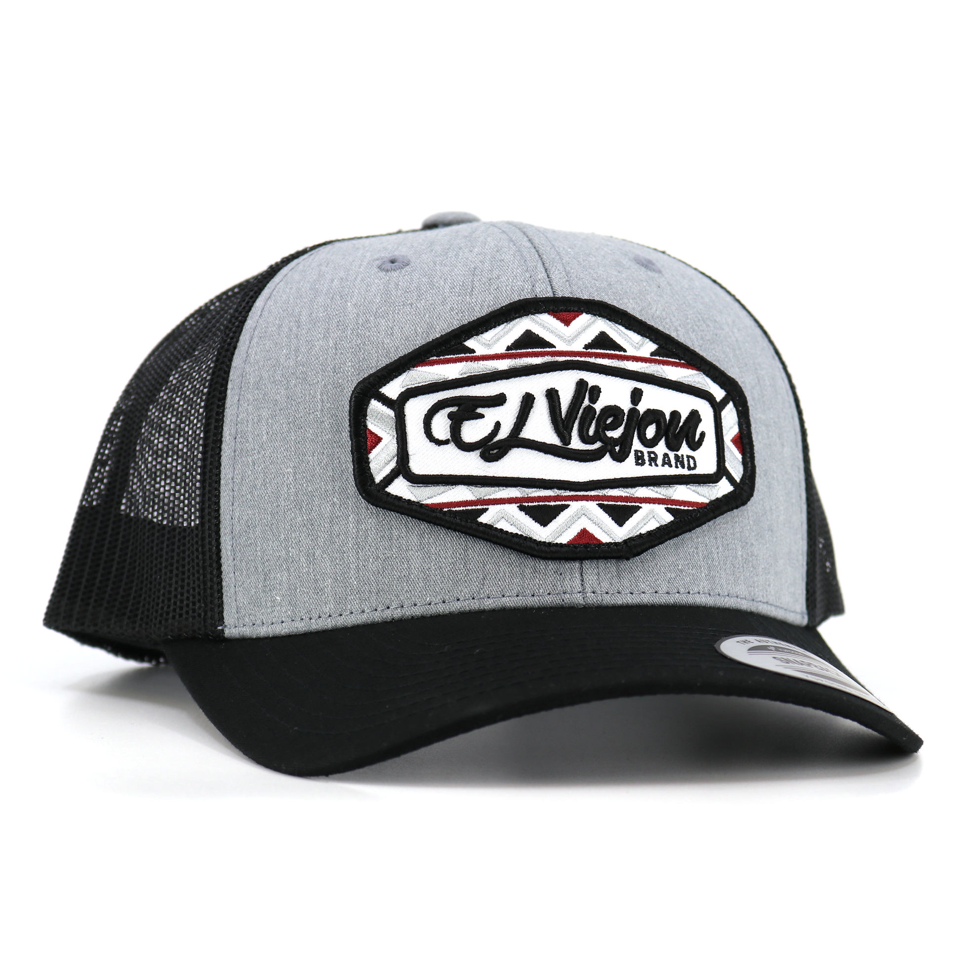 Dakota Black/Heather/Black classic visor hat / gorra de visera clasica