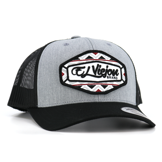 Dakota Black/Heather/Black classic visor hat / gorra de visera clasica
