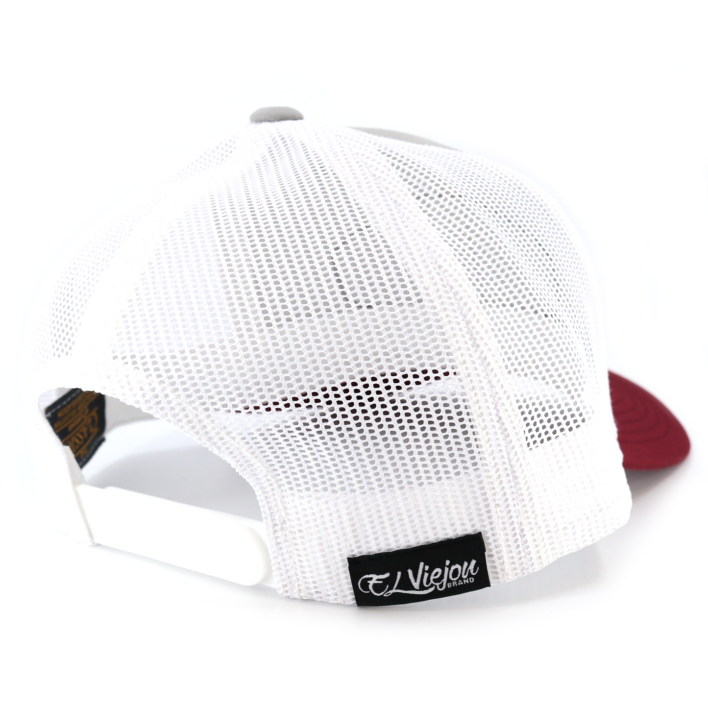 Dakota Maroon/Silver/White classic visor hat / gorra de visera clasica