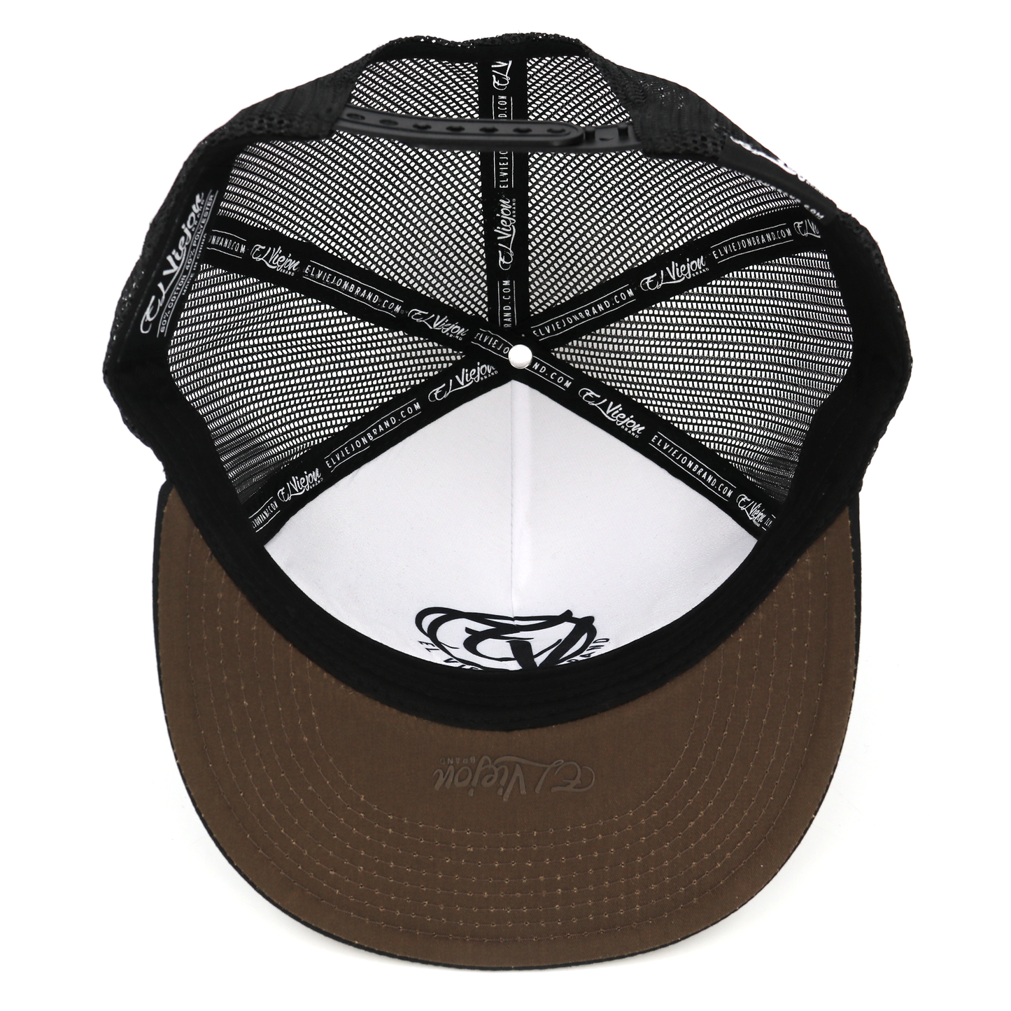 De Rancho Black flat visor hat