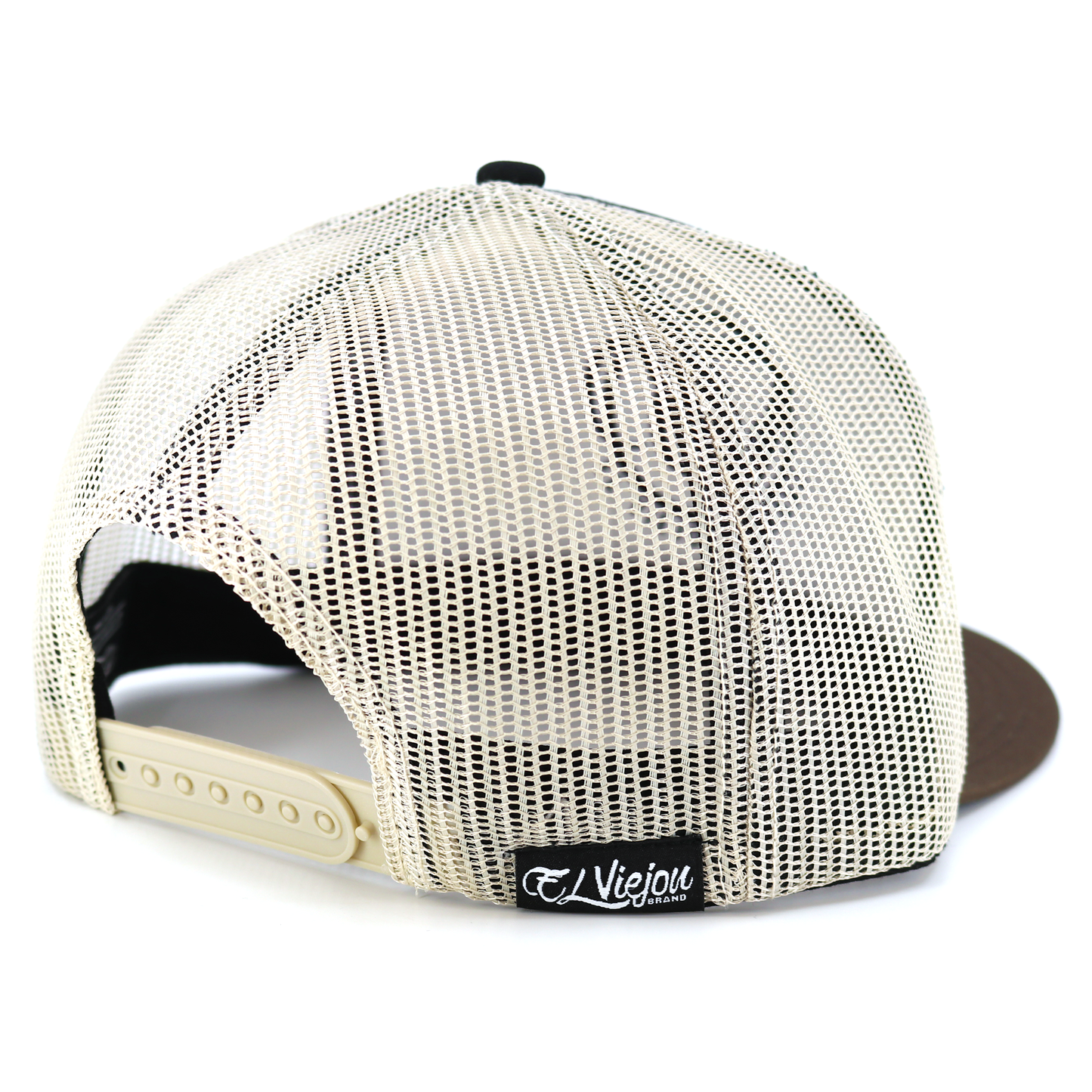 De Rancho Brown/Black/Cream flat visor hat