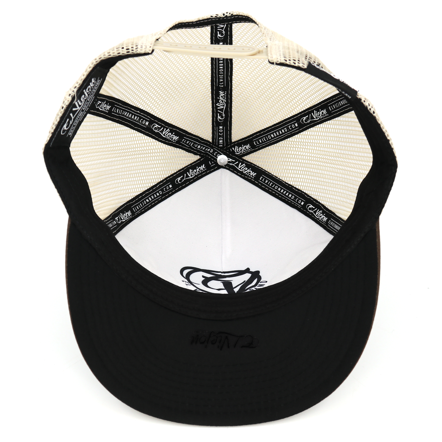 De Rancho Brown/Black/Cream flat visor hat