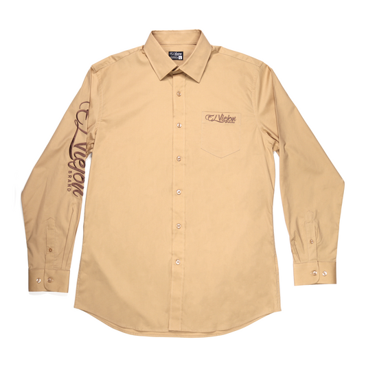 Dress Shirt / Camisa de Vestir - Sleeve Tan