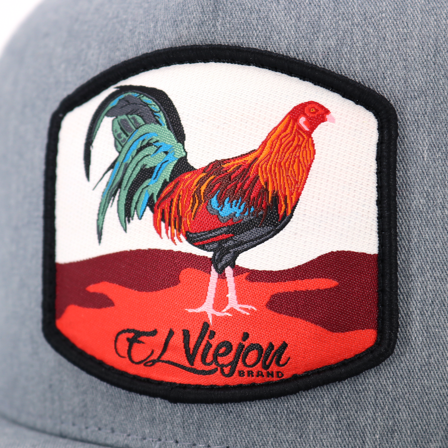 Gallo Heather/White flat visor hat / gorra de visera plana