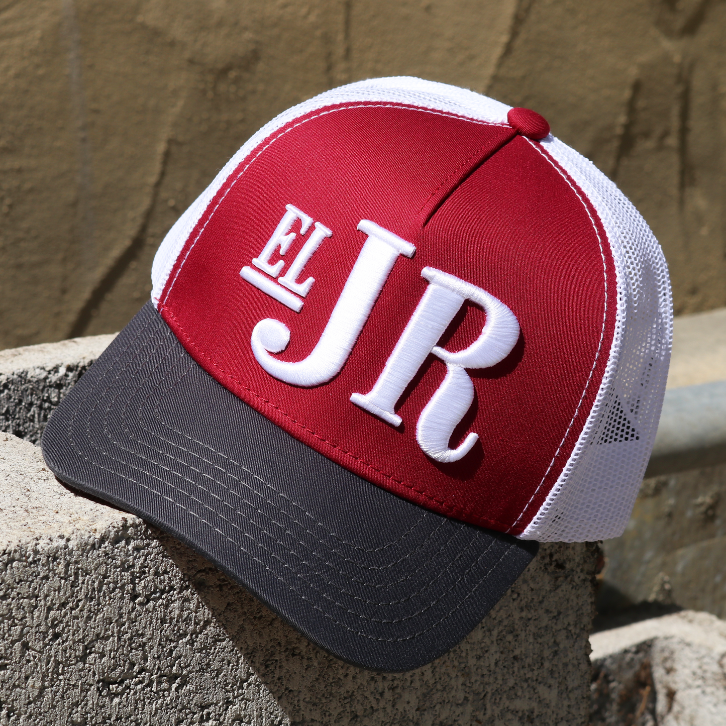 EL JR Charcoal/Maroon/White KID HAT / GORRA PARA NIÑO