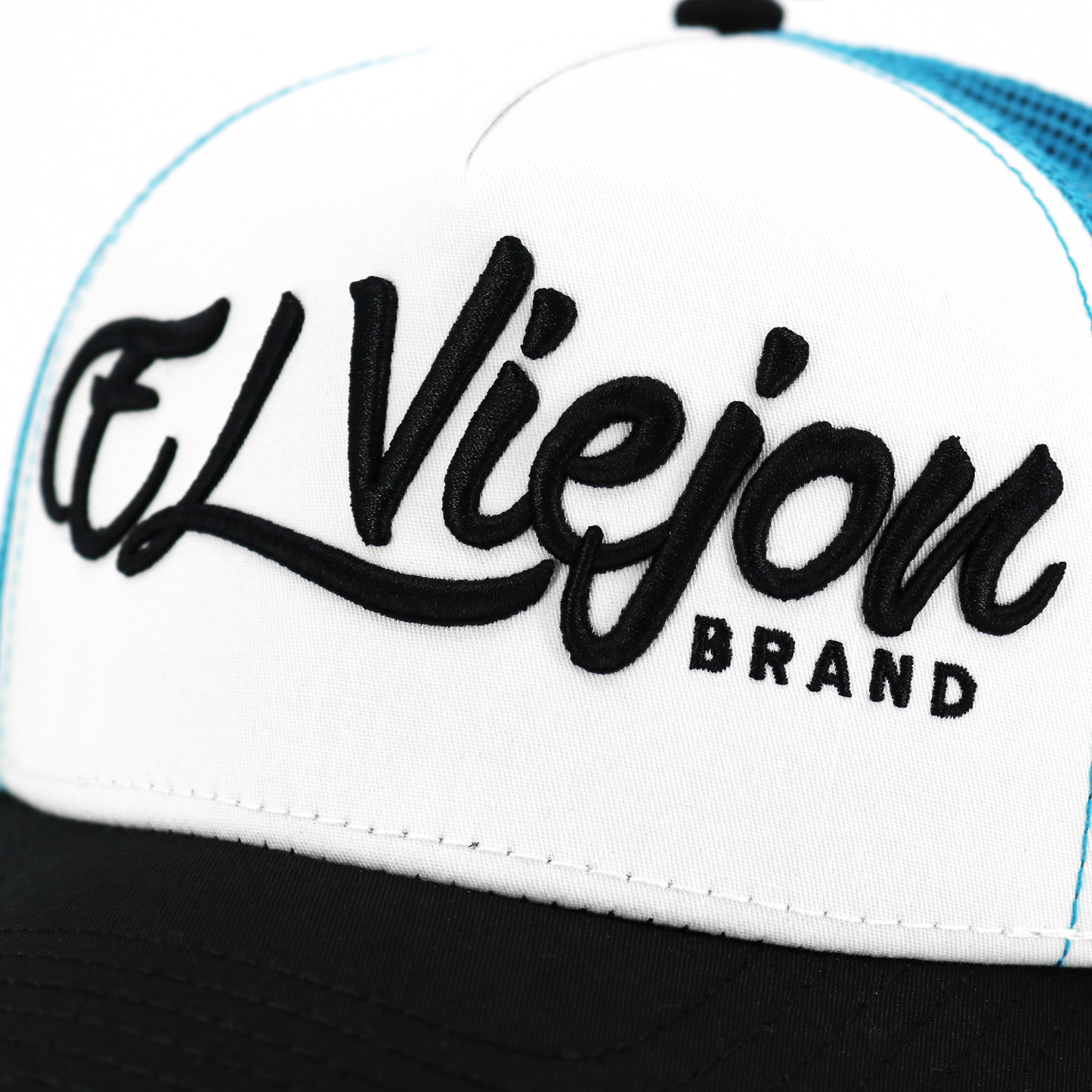 El Viejon Black/White/Teal KID HAT / GORRA PARA NIÑO