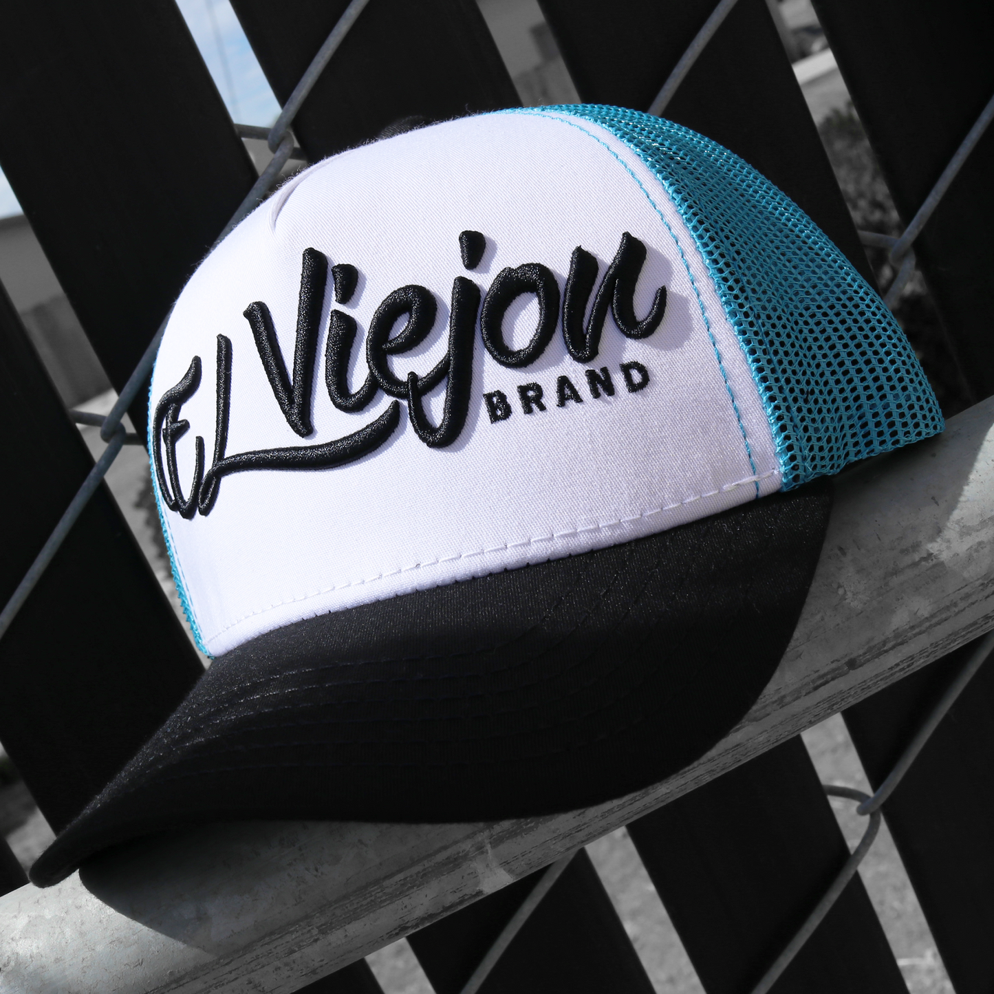 El Viejon Black/White/Teal KID HAT / GORRA PARA NIÑO