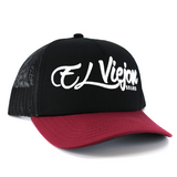 El Viejon Maroon/Black KID HAT / GORRA PARA NIÑO