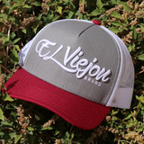 El Viejon Maroon/Heather/White KID HAT / GORRA PARA NIÑO