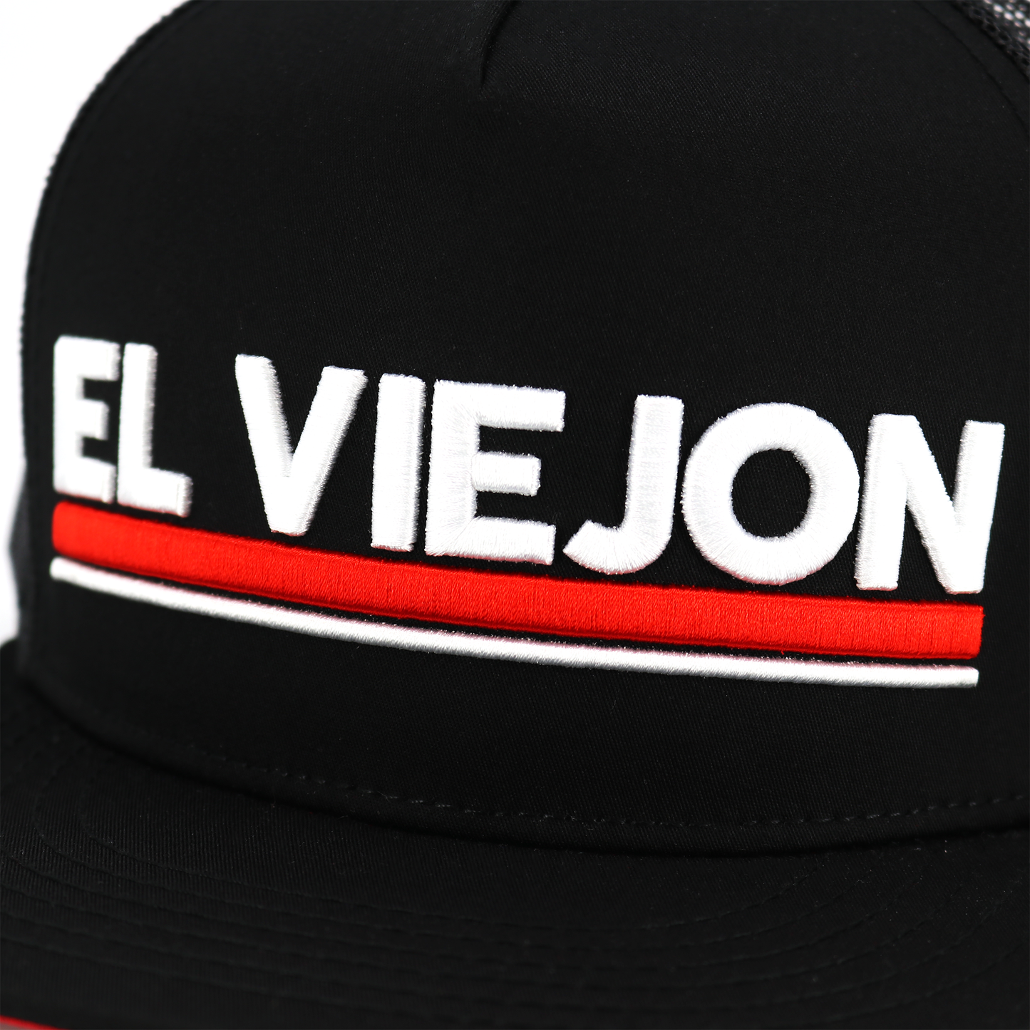 Euro Black flat visor hat