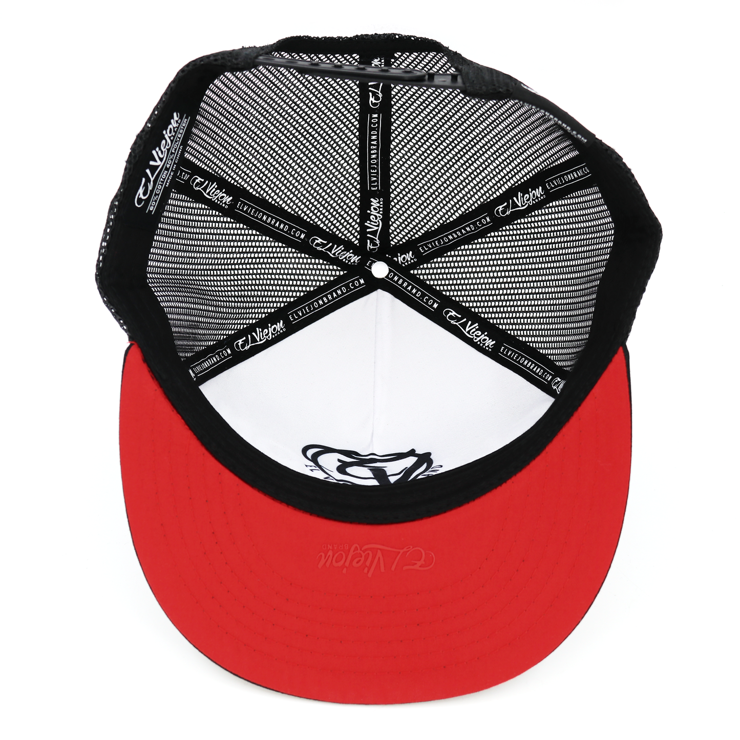 Euro Black flat visor hat