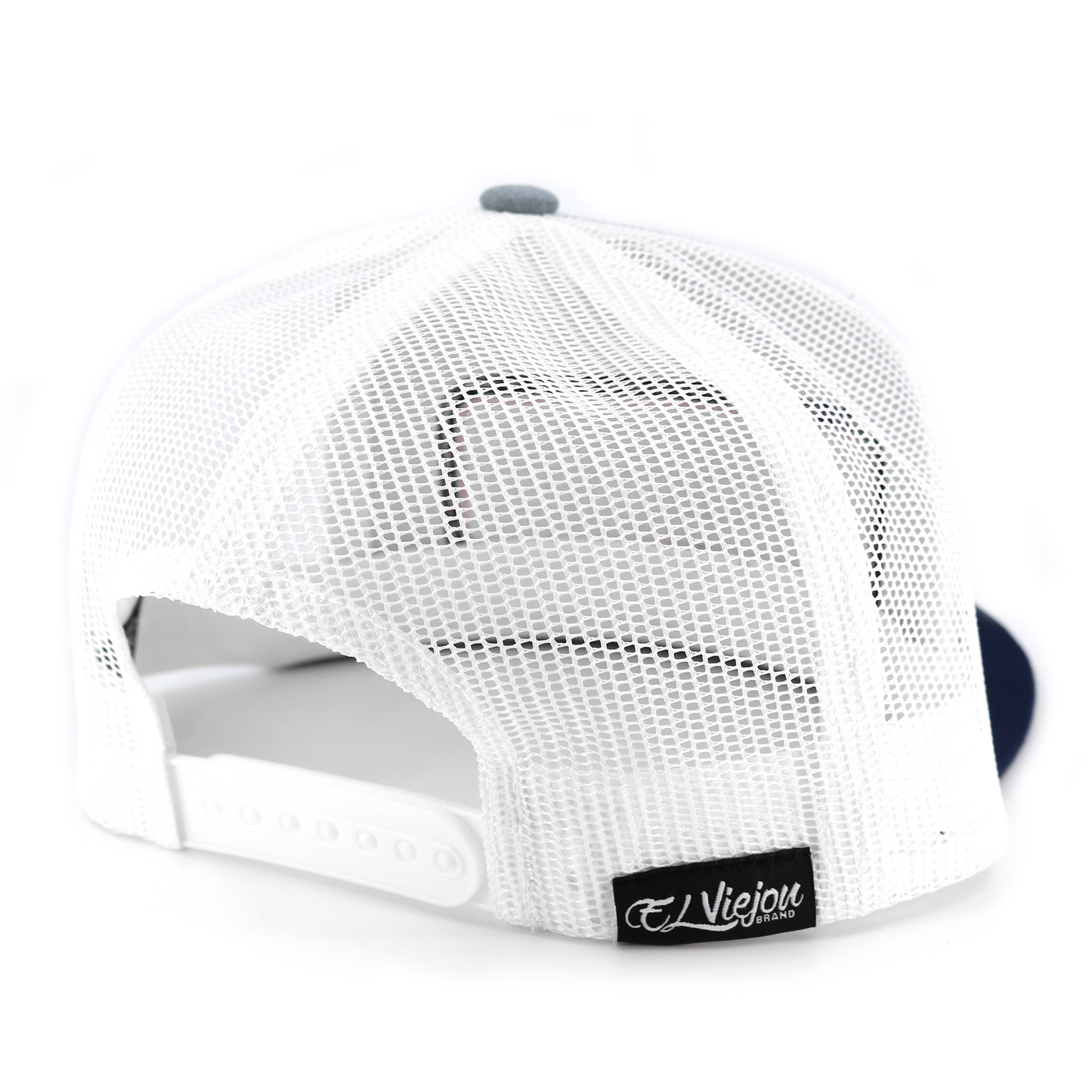 EVPatch Navy/Heather/White flat visor hat / gorra de visera plana