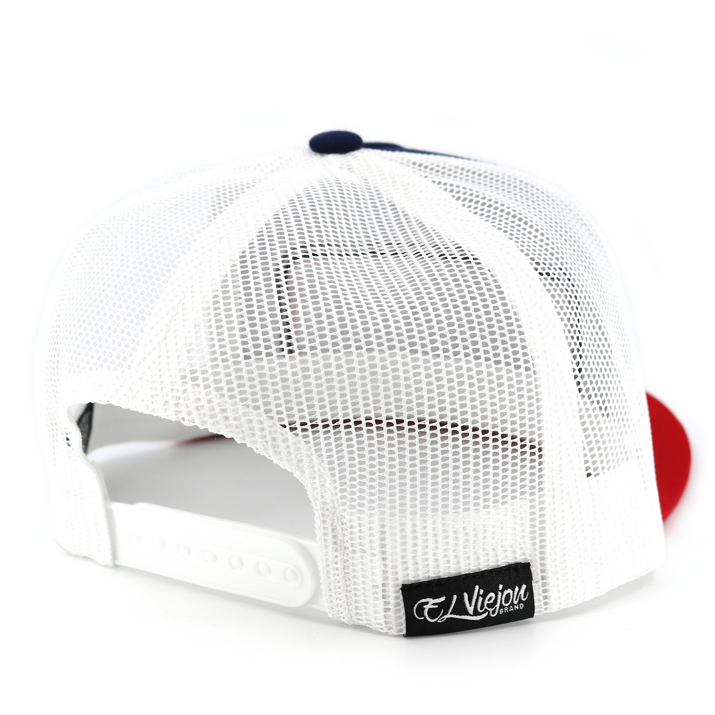 EVPatch Red/Navy/White flat visor hat / gorra de visera plana