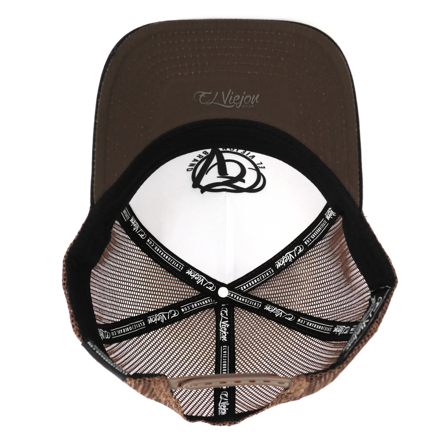 Frison Black/White/Brown AVC hat / gorra