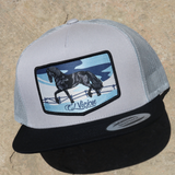 Frison Black/Grey/Grey flat visor hat (visera plana)