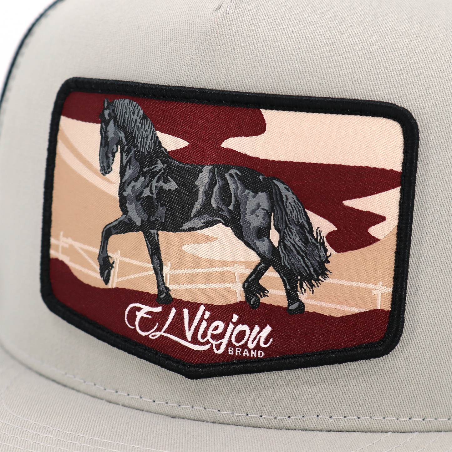 Frison Silver/Black flat visor hat / gorra de visera plana