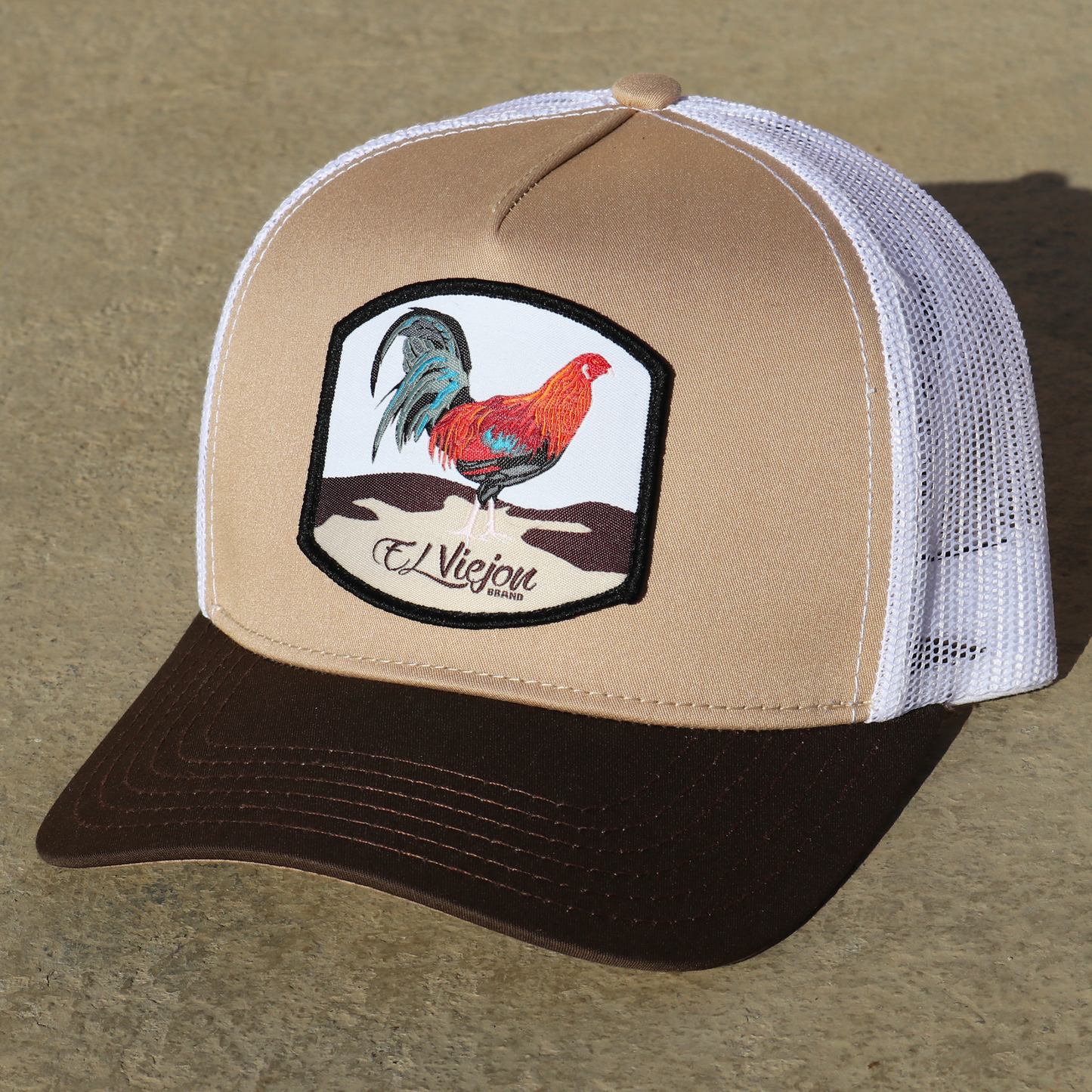 Gallo Brown/Khaki/White AVC hat / gorra